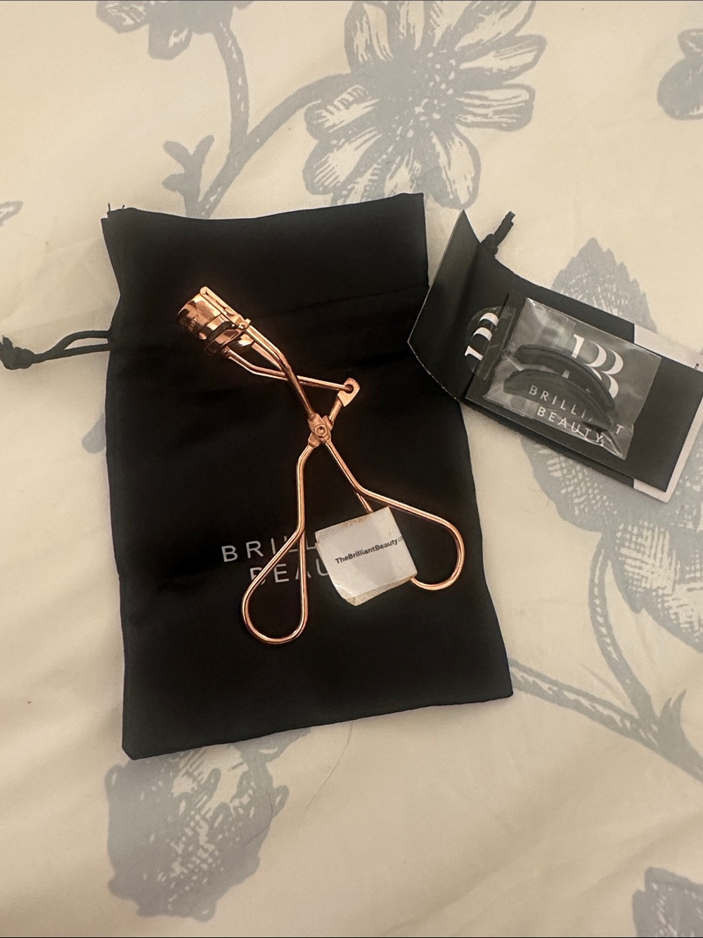 Rose Gold Eyelash Curler with Pouch